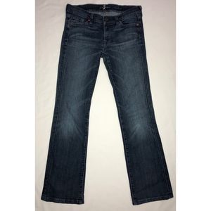 7 For All Mankind Bootcut Dark Wash Jeans size 28